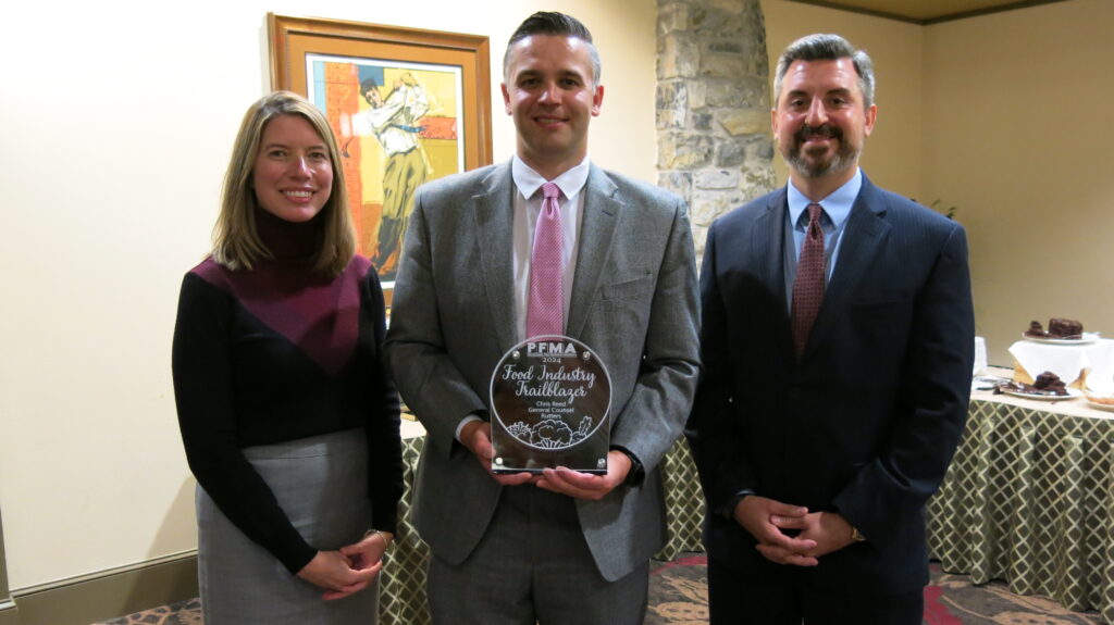 Pennsylvania Food Merchants Association Presents Trailblazer Award to Chris Reed, General Counsel for Rutter's and PFMA Board Treasurer